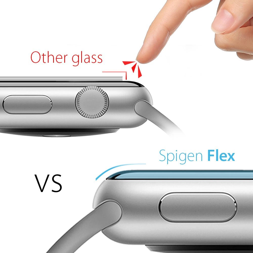 Spigen Neo Flex beskyttelsesfolie til Apple Watch 4/5/6/7/8/SE (40/41mm) - 3 stk.