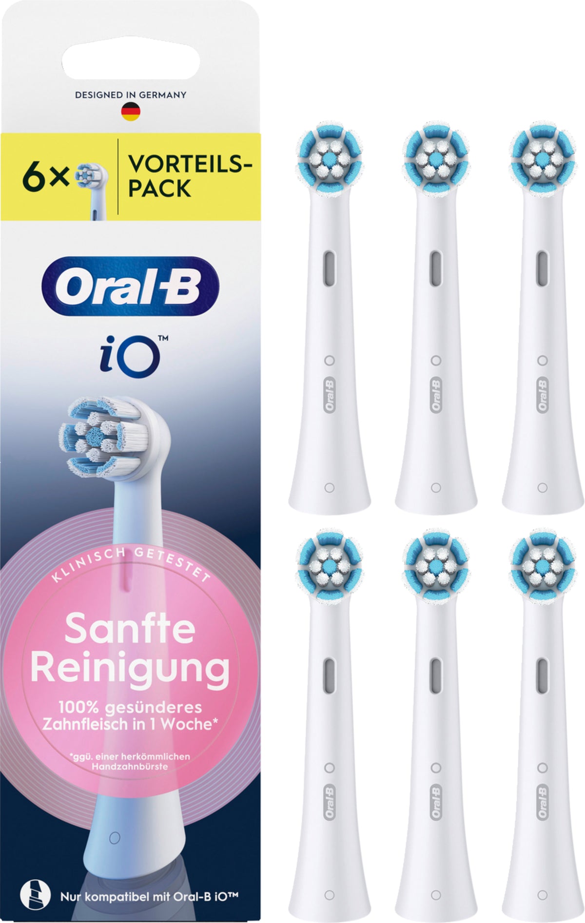 Oral-B 8700216194679 Tandbørstehoveder 6 stk Hvid