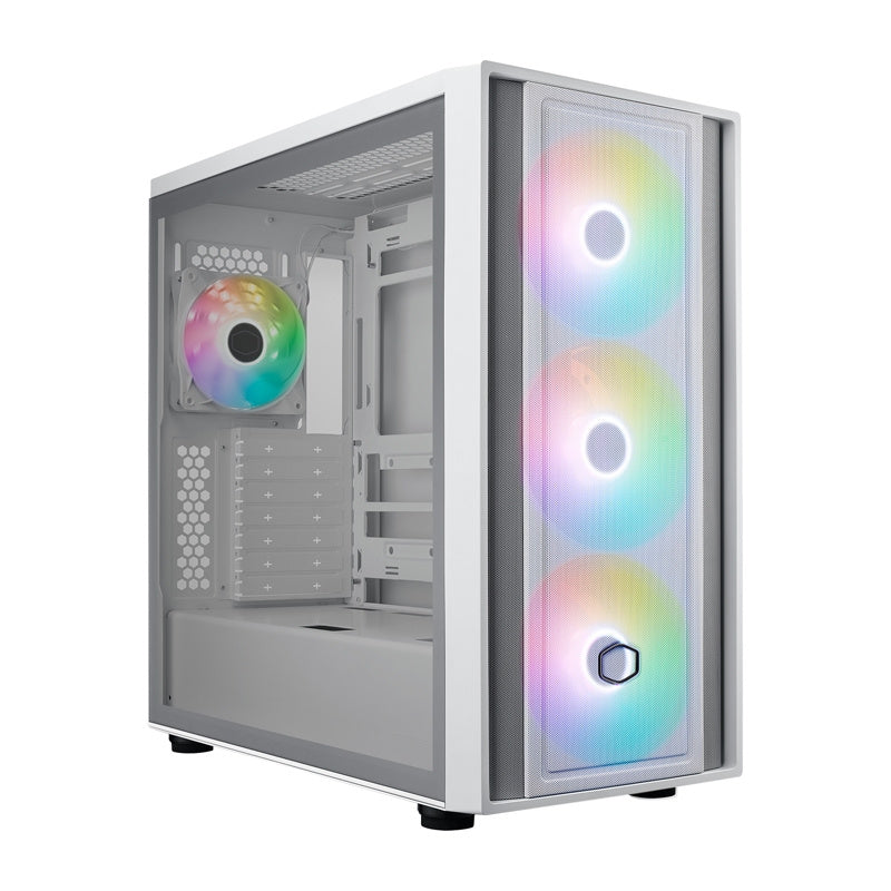 Cooler Master MasterBox 600 computerkasse (hvid)