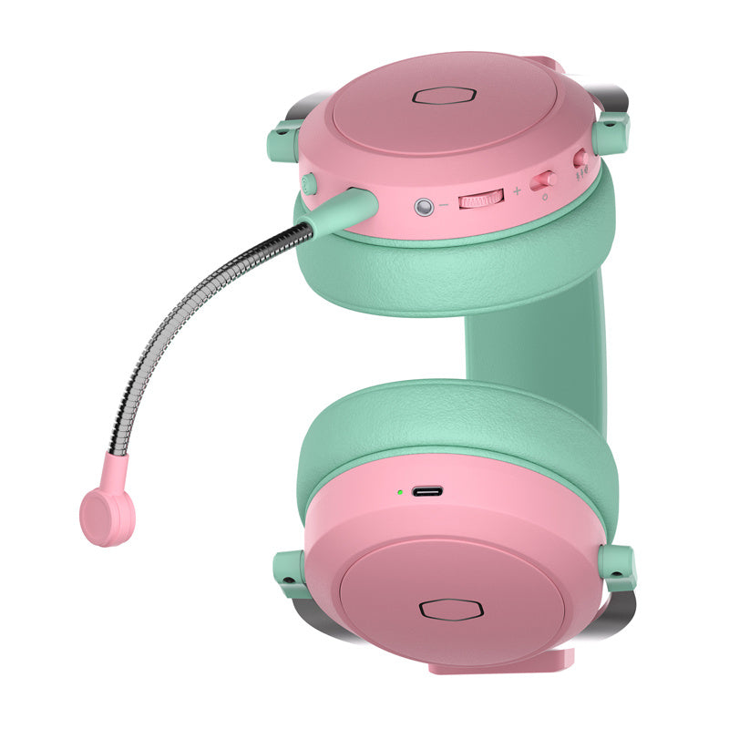 Cooler Master CH351-MC gaming-hovedtelefoner (grøn-rosa)