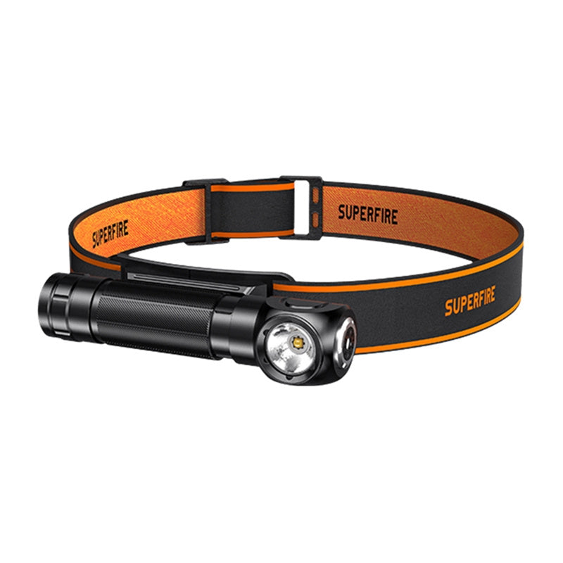 Superfire TH04-S, 1000lmm USB-C forlygte lommelygte