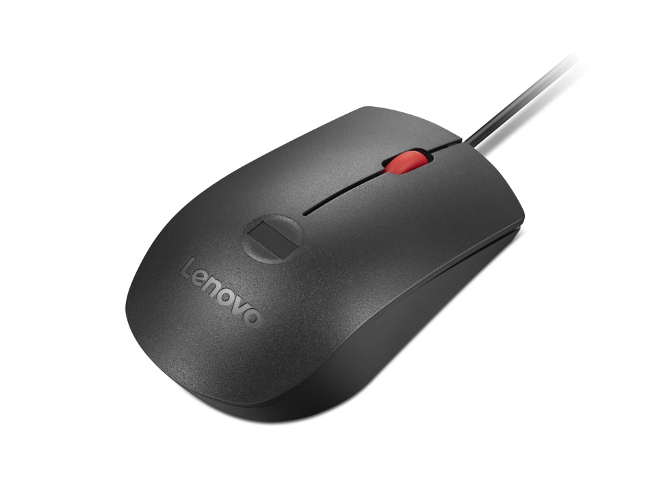 Lenovo Optisk Kablet Sort Rød