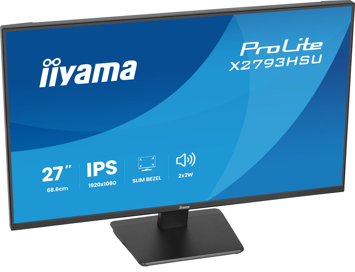Iiyama X2793HSU-B1 27 IPS 1920 x 1080 (Full HD) HDMI DisplayPort 120Hz