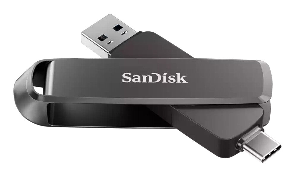 SanDisk SDDDE1-1T00-G46 USB-nøgle 1 TB USB Type-C/USB Type-A 3.2 Gen 2 (3.1 Gen 2) Sort