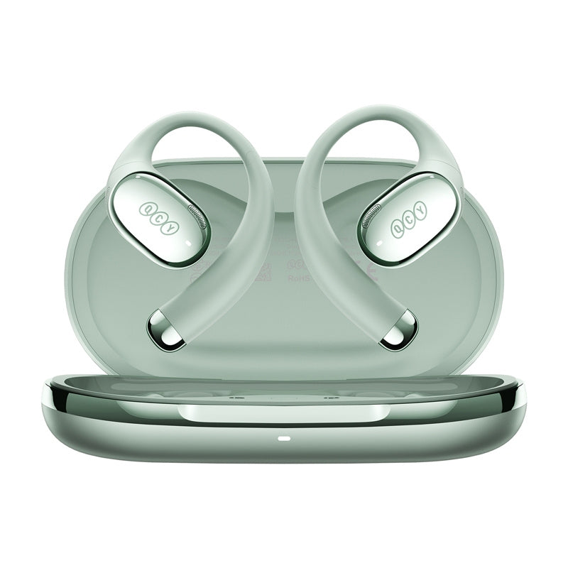QCY Crossky R70 trådløse øretelefoner (grøn)