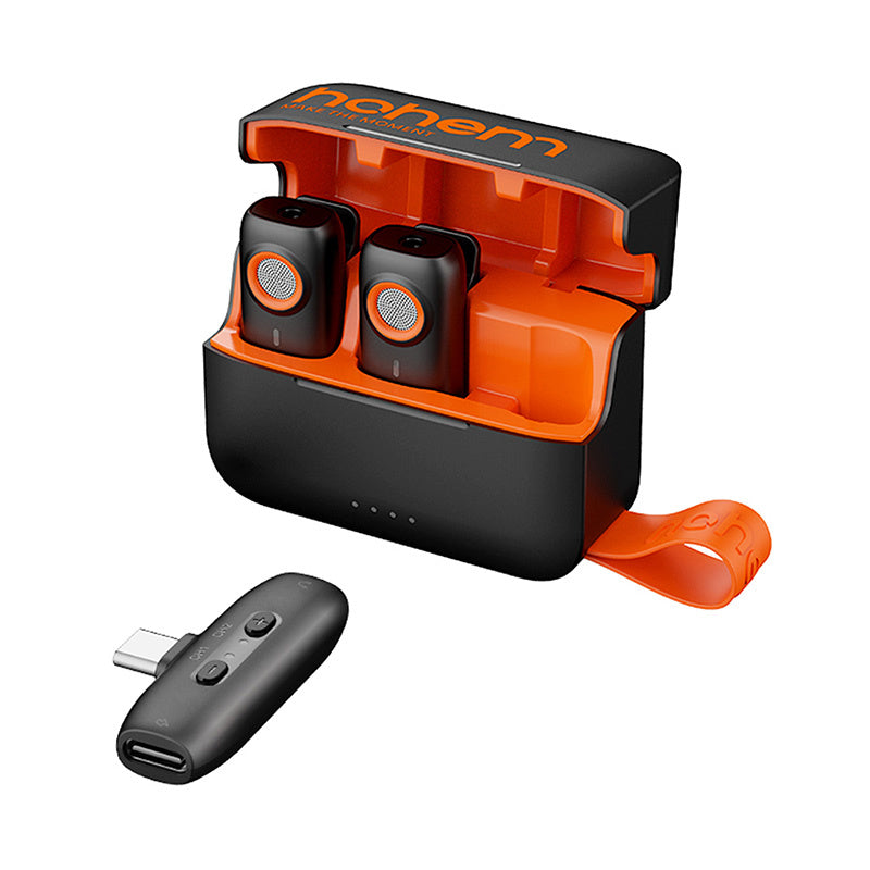 Mikrofon Hohem (2TX + 1RX + opladningskasse)