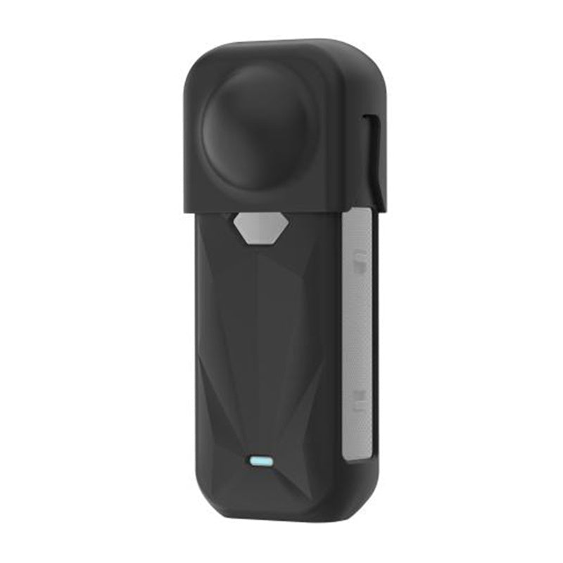 PULUZ silikon beskyttelseshylster med objektivdæksel til Insta360 X5 (sort)