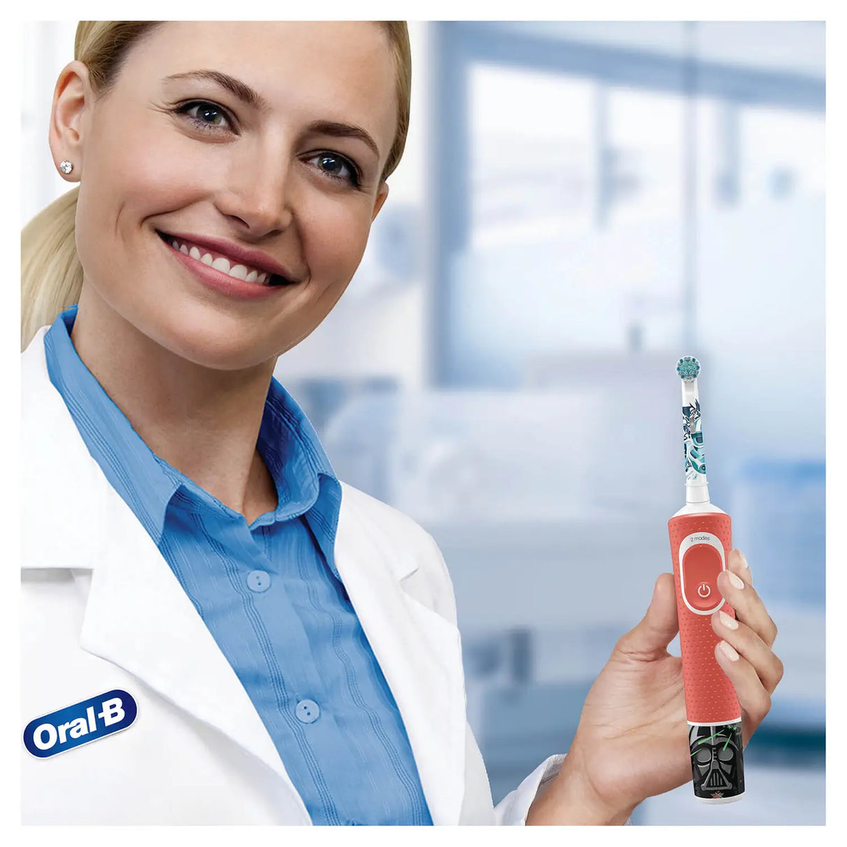 Oral-B Kids Star Wars Ekstra tandbørstehoved 3 Blå Grøn Hvid