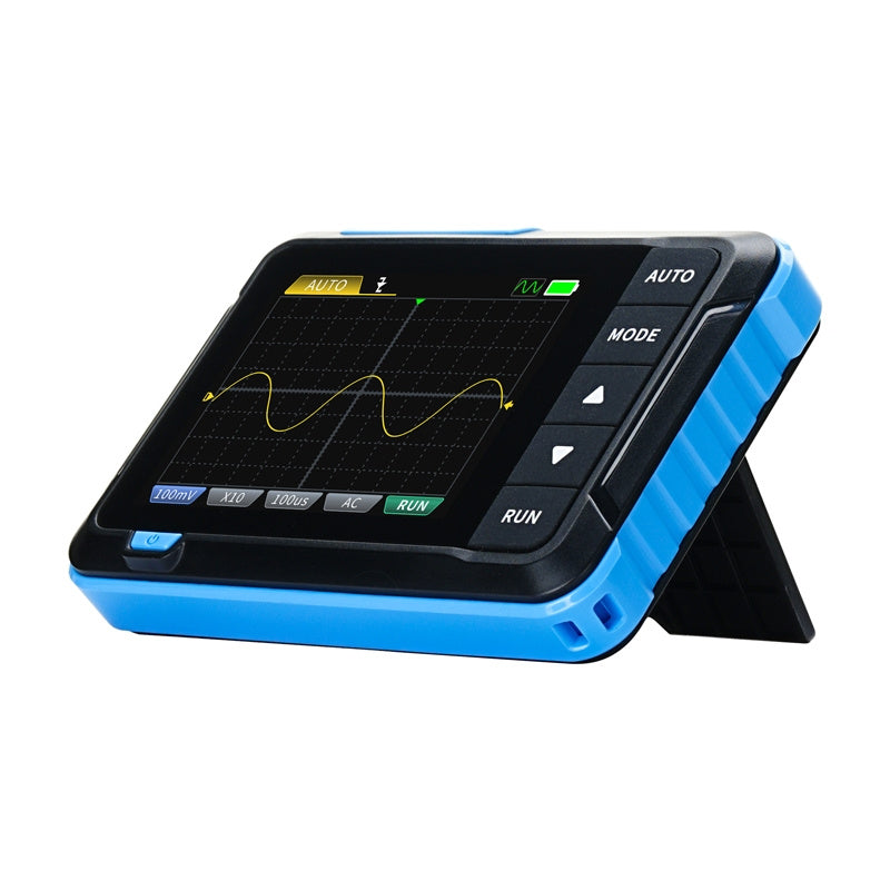 Portable 2-i-1-mini-oscilloskop FNIRSI DSO510 signalgenerator
