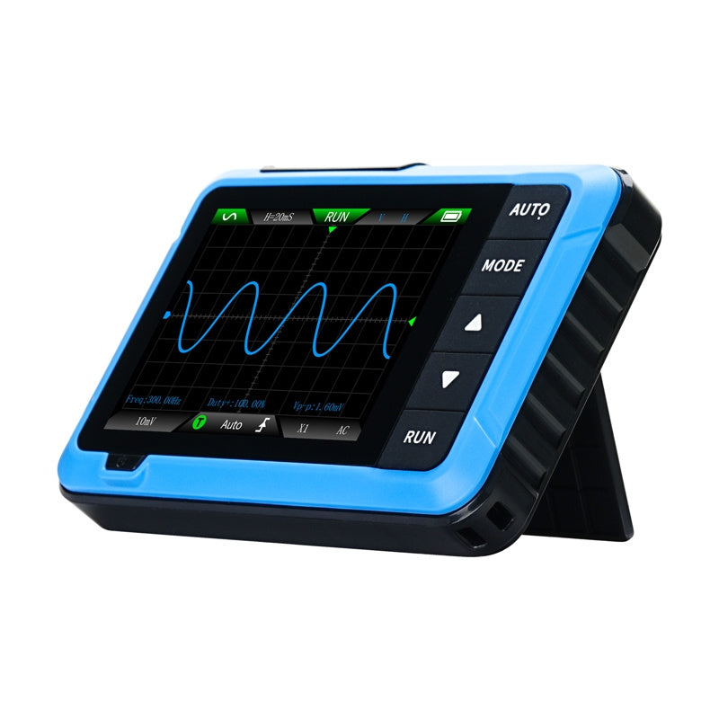 Portable 2-i-1-mini-oscilloskop FNIRSI DSO510 signalgenerator