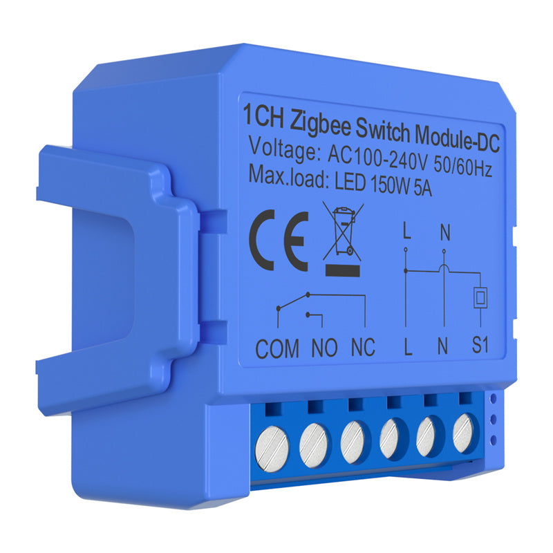 Avatto ZWSM16-DC-1 intelligent 1-kanals ZigBee-switch-modul med spændingsfri DC-kontakt