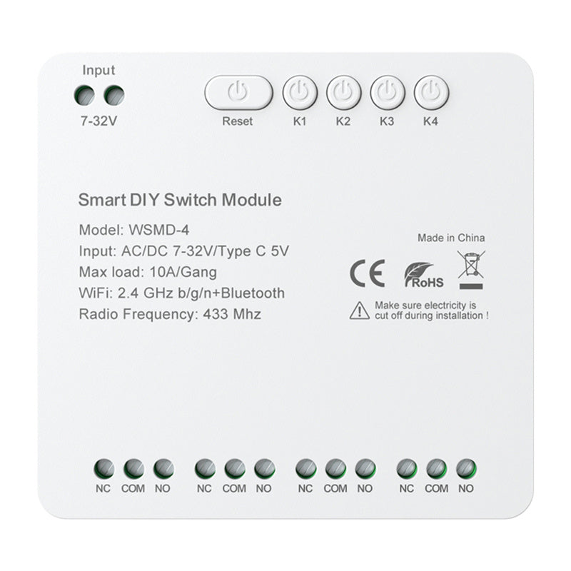 DIY Avatto WSMD-4 32V smart switch modul