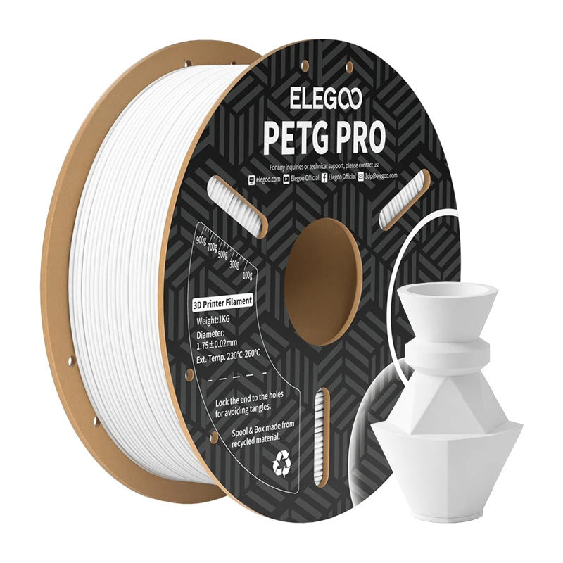 ELEGOO PETG Pro Filament (hvid)