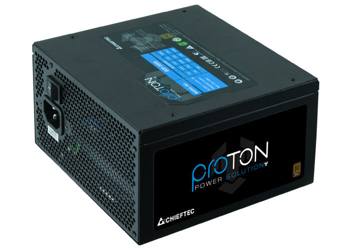 Chieftec BDF-600S enhed til strømforsyning 600 W 24-pin ATX ATX Sort