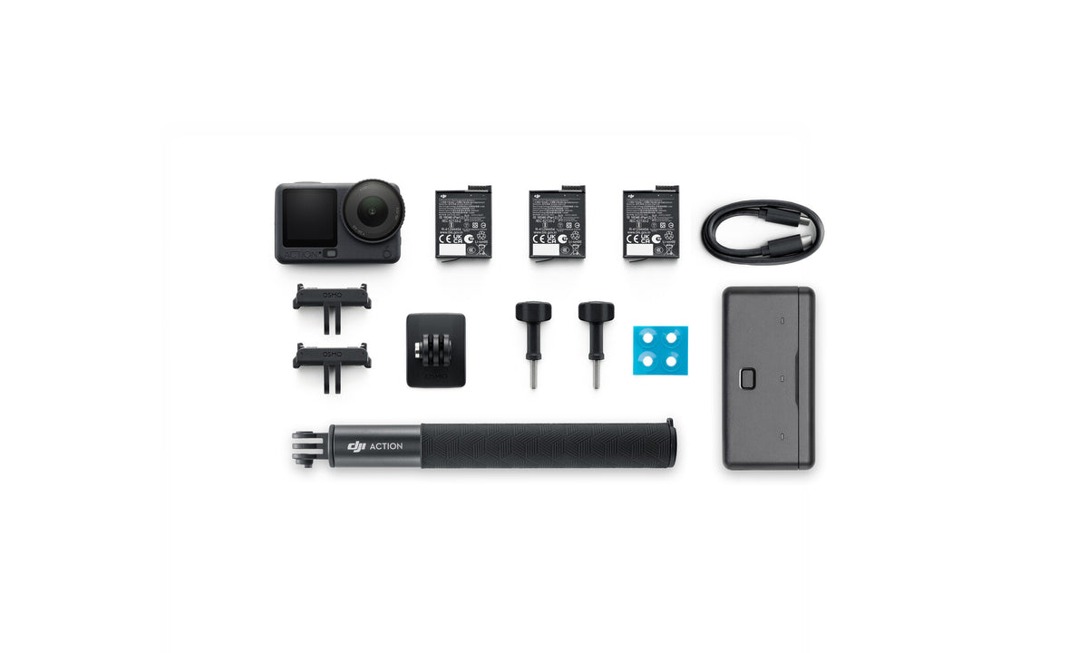 DJI Osmo Action 6 Adventure Combo action sports camera 38 MP 4K Ultra HD CMOS 25.4 / 1.1 mm (1 / 1.1") Wi-Fi 149 g