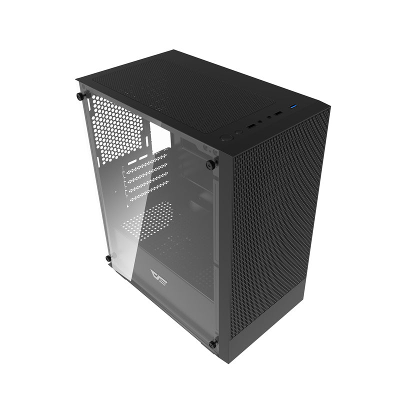 Darkflash M305 computerkasse uden vifter (sort)