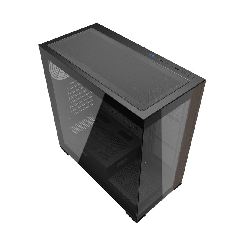 Darkflash DS900W computerkasse uden vifter (sort)