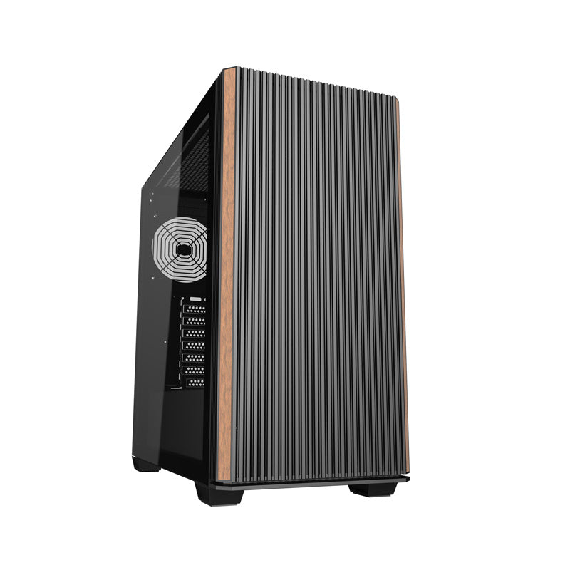 Darkflash DS900WS ATX computerkasse uden vifter (sort)