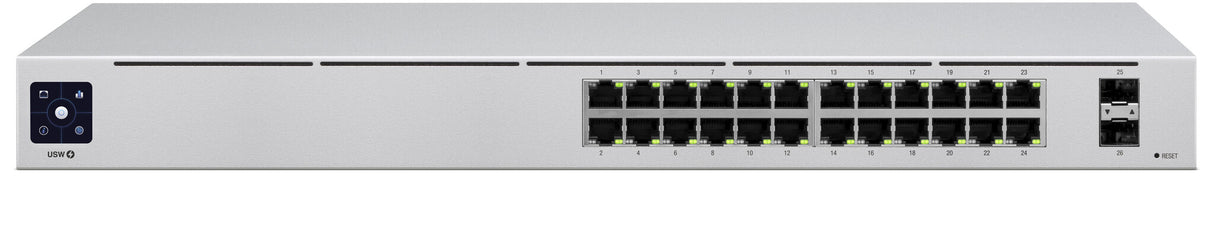 Ubiquiti UniFi USW-24 netværksswitch Administreret L2 Gigabit Ethernet (10/100/1000) Sølv