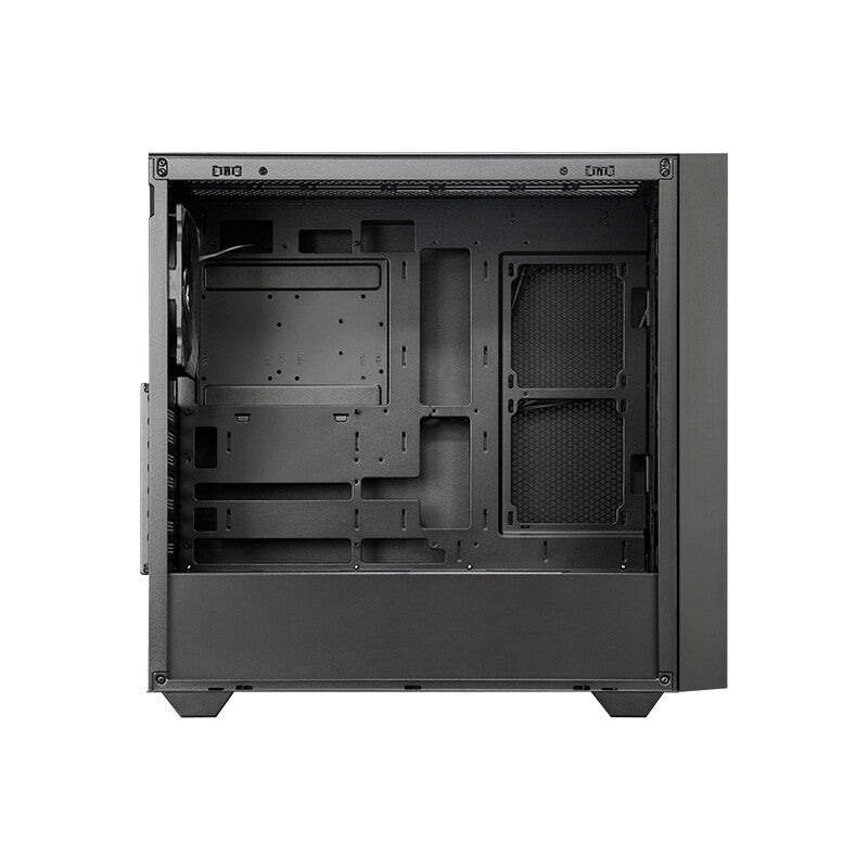 Chieftec Midi Tower GS-03B-BLK-OP, Schwarz Sort