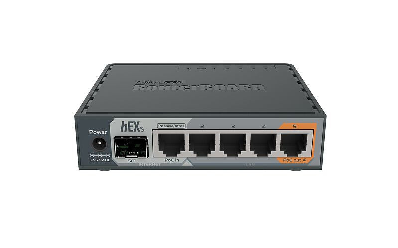 Mikrotik hEX S kabelforbundet router Gigabit Ethernet Sort