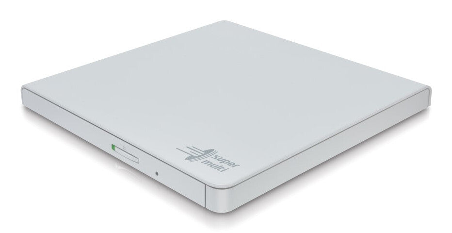 Hitachi-LG Slim Portable DVD-Writer optisk diskdrev DVD±RW Hvid