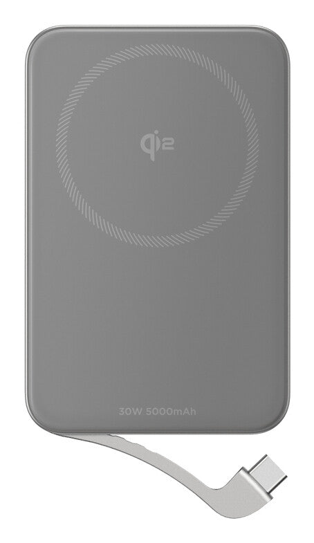 EcoFlow EF-RAPID5000-EU powerbank Lithium-Ion (Li-Ion) 5000 mAh Trådløs opladning Sølv