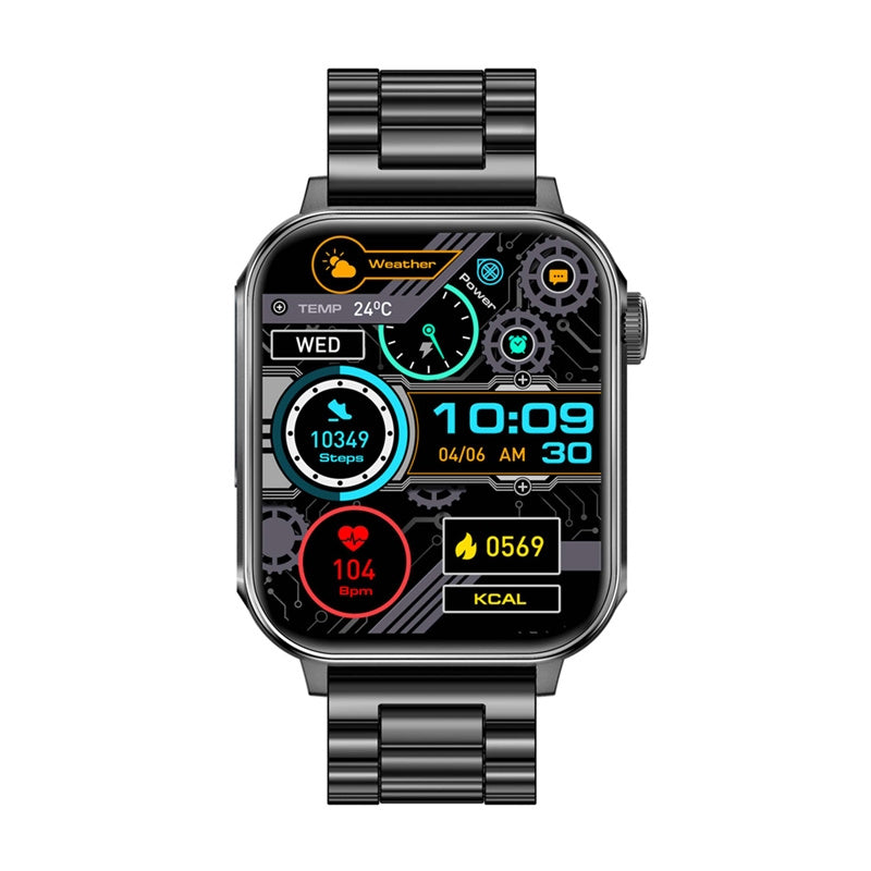 Colmi P80 smartwatch (stål sort)