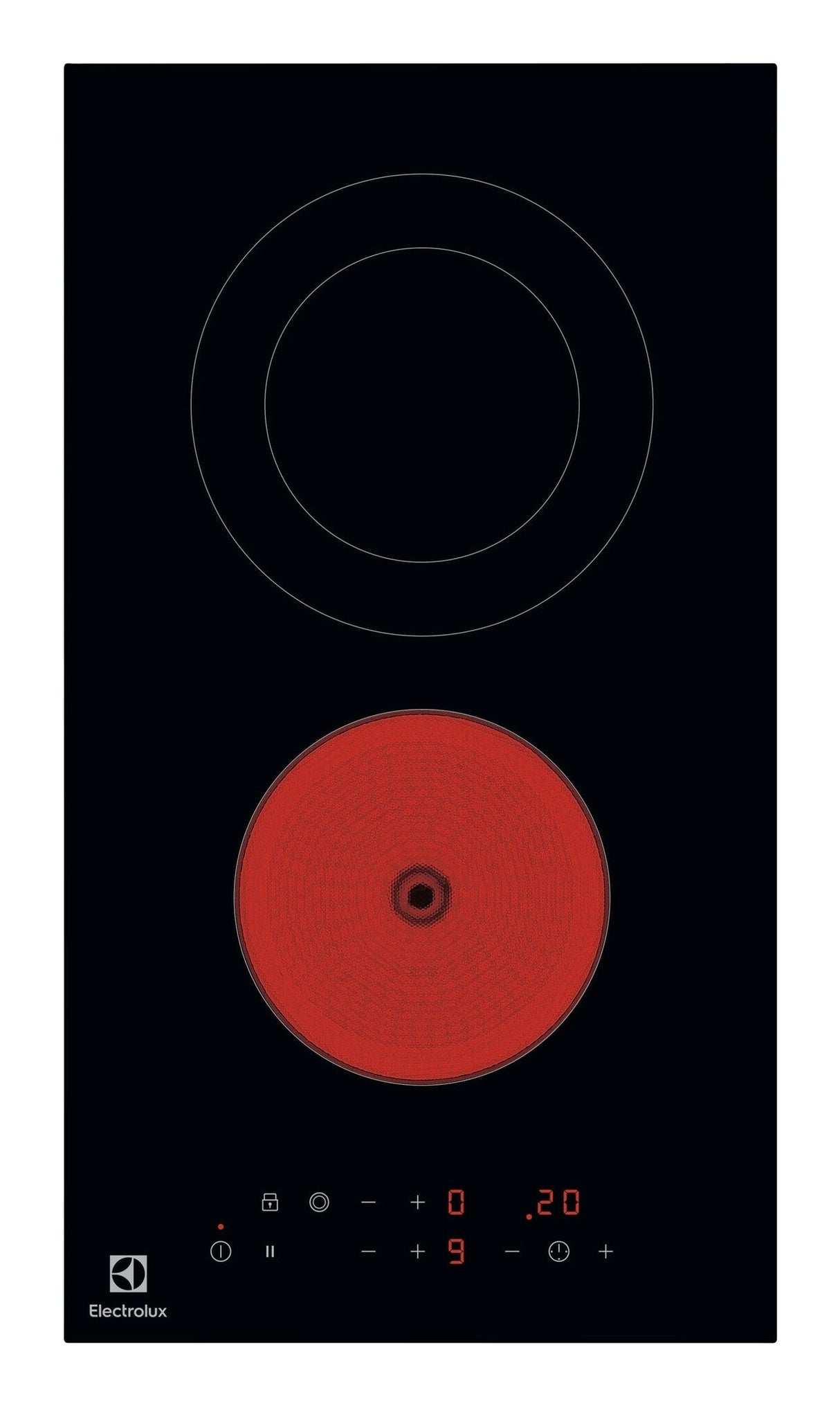 Electrolux LHR3233CK Sort Indbygget 29 cm Keramisk 2 zone(s)