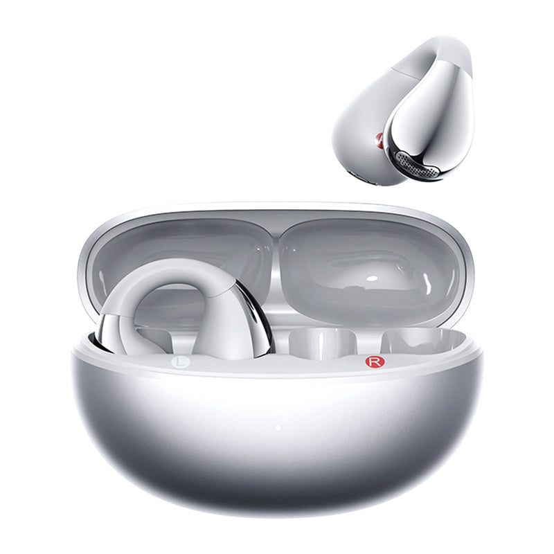 QCY Crossky Clip C30S hovedtelefoner (sølv)