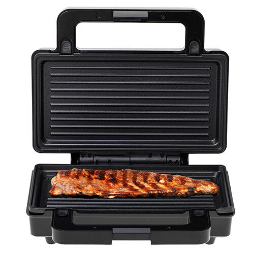 Adler AD 3073 sandwichtoaster 1400 W Sort, Sølv