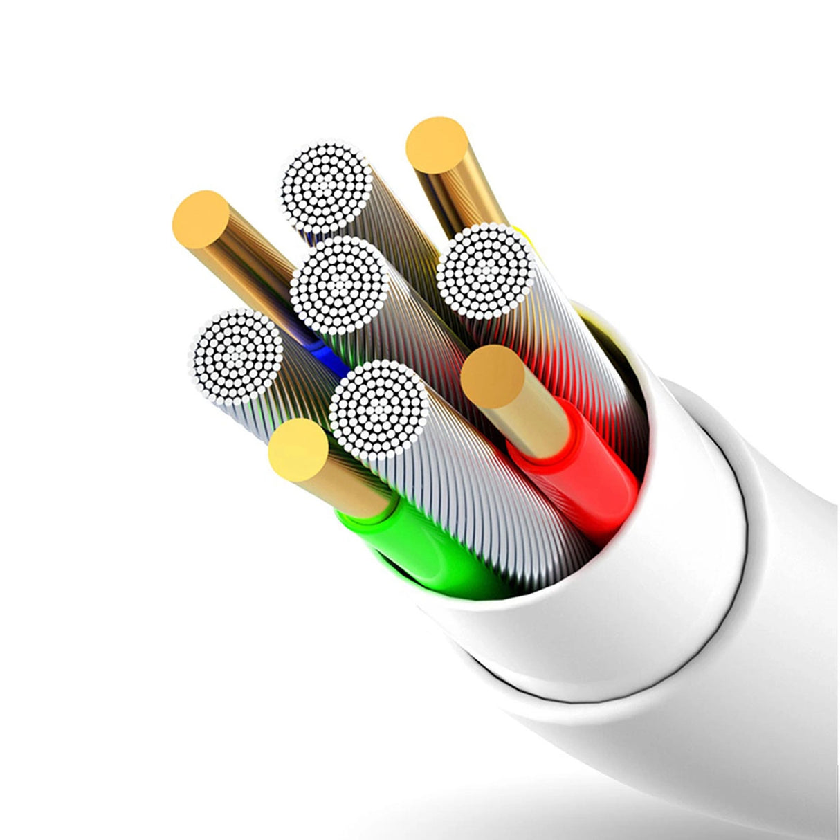 Dudao L2L USB-A / Lightning 3A Kabel 2m - Hvid