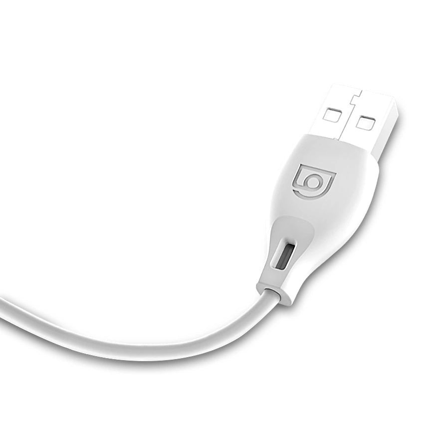 Dudao kabel USB / Lightning kabel 2.4A 1m hvid (L4L 1m hvid)