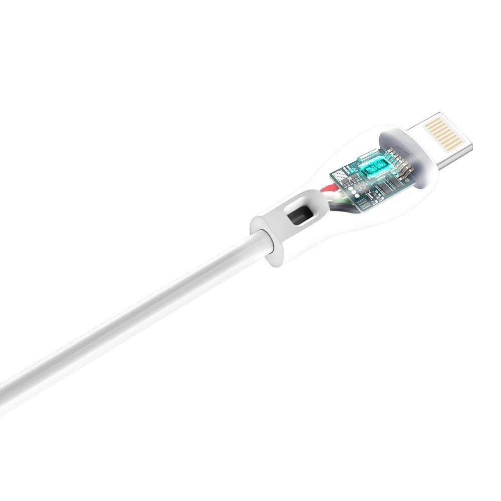 Dudao kabel USB / Lightning 2.1A kabel 2m hvid (L4L 2m hvid)