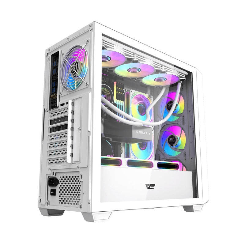 DarkFlash DS900WD computerfoder (hvid)