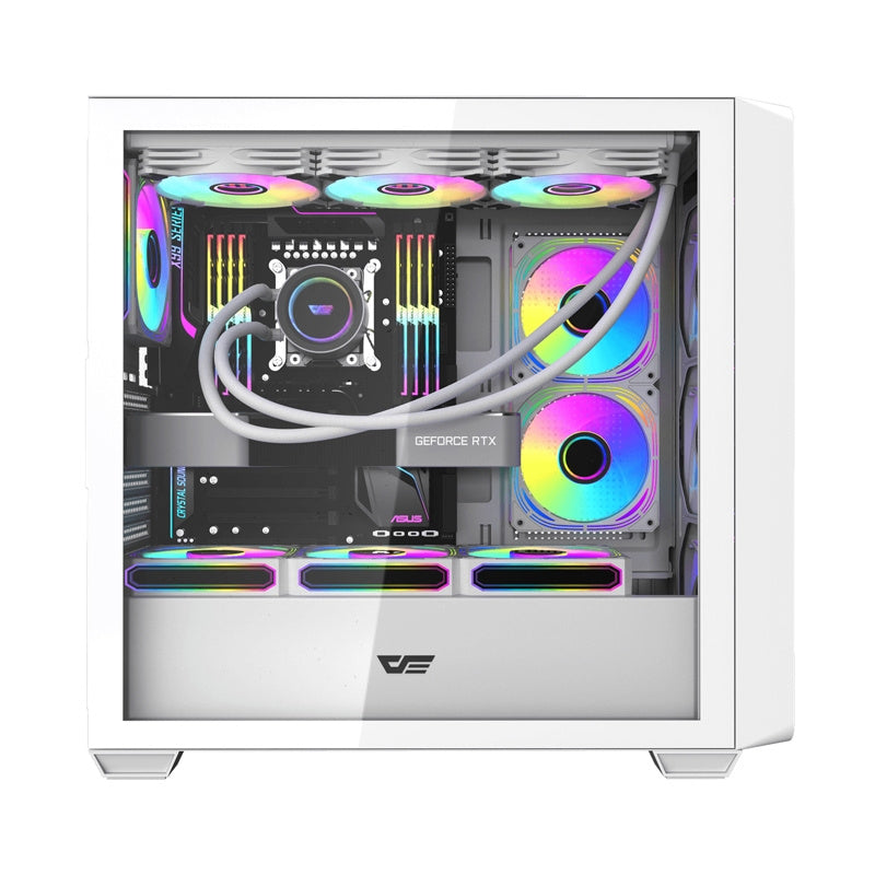 DarkFlash DS900WD computerfoder (hvid)