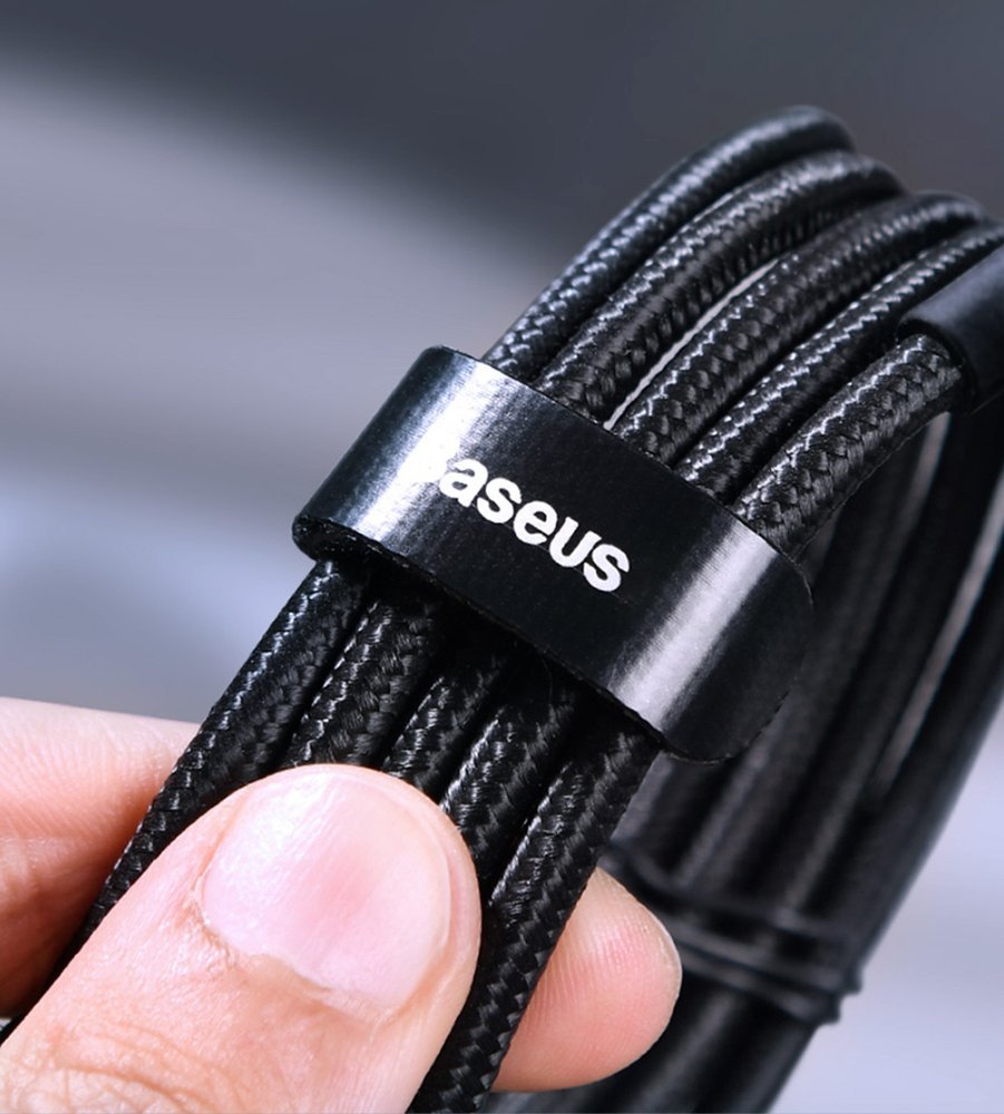 Baseus CATKLF-ALG1 USB-C - USB-C PD QC cable 100W 5A 2m - gray