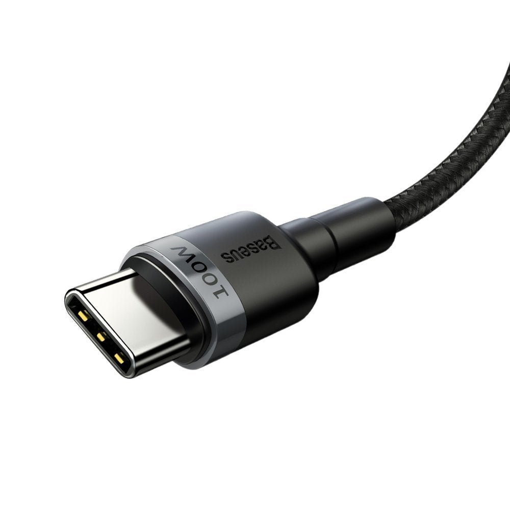Baseus CATKLF-ALG1 USB-C - USB-C PD QC kabel 100W 5A 2m - grå