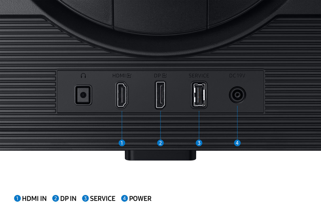 Samsung G50D computerskærm 68,6 cm (27") 2560 x 1440 pixel Quad HD LED Sort