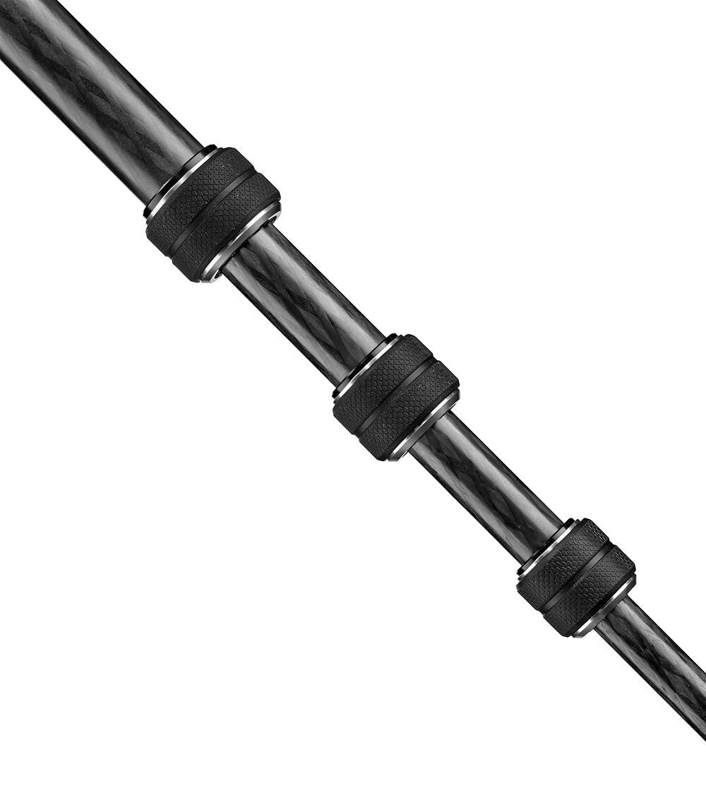 Manfrotto MKBFRTC4-BH kamerastativ Håndholdte videokameraer 3 ben Sort, Sølv