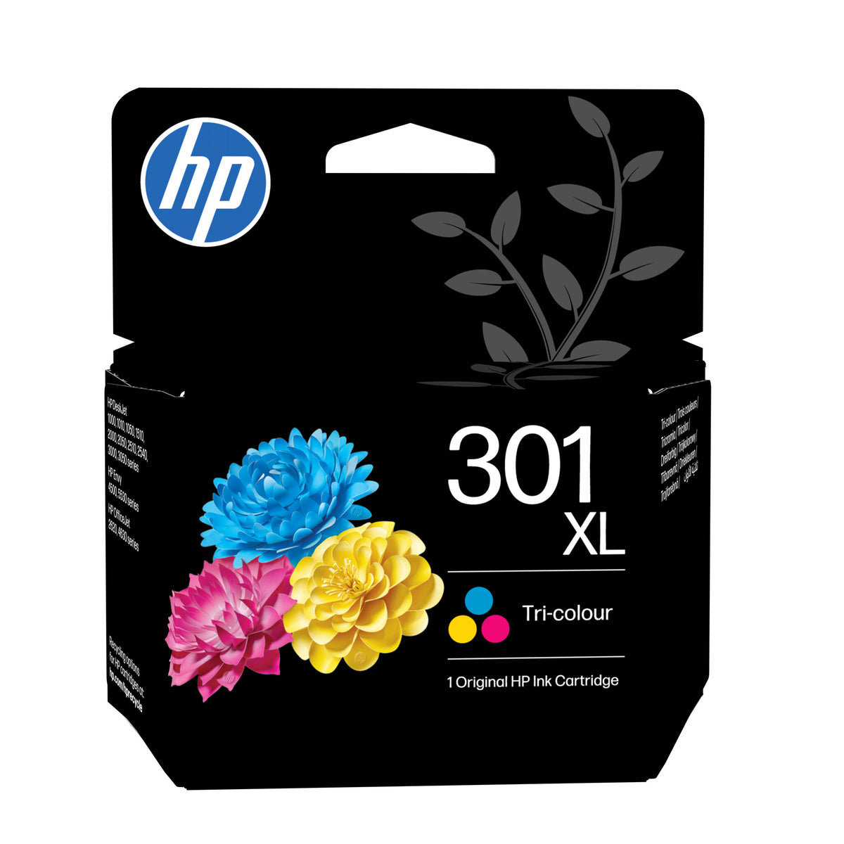 HP 301XL Farve (cyan, magenta, gul) 300 sider Blæk CH564EE