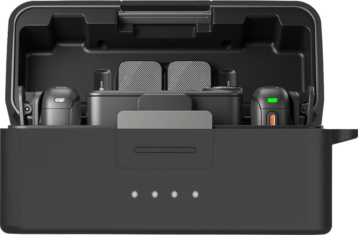 PULUZ Silicone Charging Case Beskyttende cover til DJI Mic 3 (Sort)