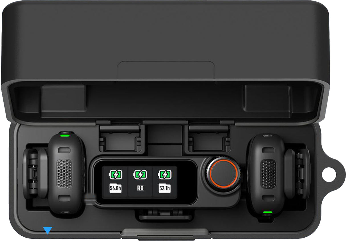 PULUZ Silicone Charging Case Beskyttende cover til DJI Mic 3 (Sort)