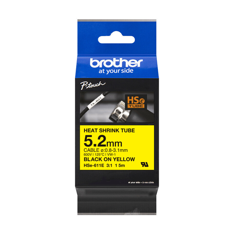 Brother HSE-611E etiketbånd