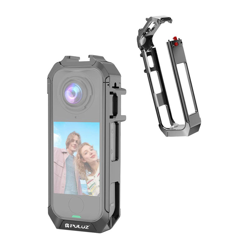 Puluz metalbeskyttende etui til Insta 360 X4 Air (grå)