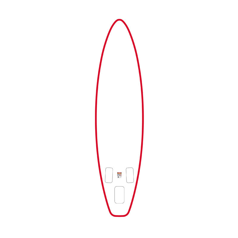 FunWater SUP paddleboard SUPFW69C 3,35m (rød-hvid)