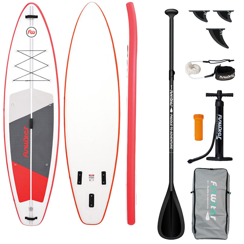 FunWater SUP paddleboard SUPFW69C 3,35m (rød-hvid)
