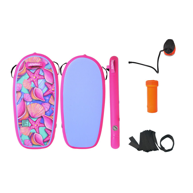 FunWater opblæste karosseri ESIZ00089 1,1m (rosa)