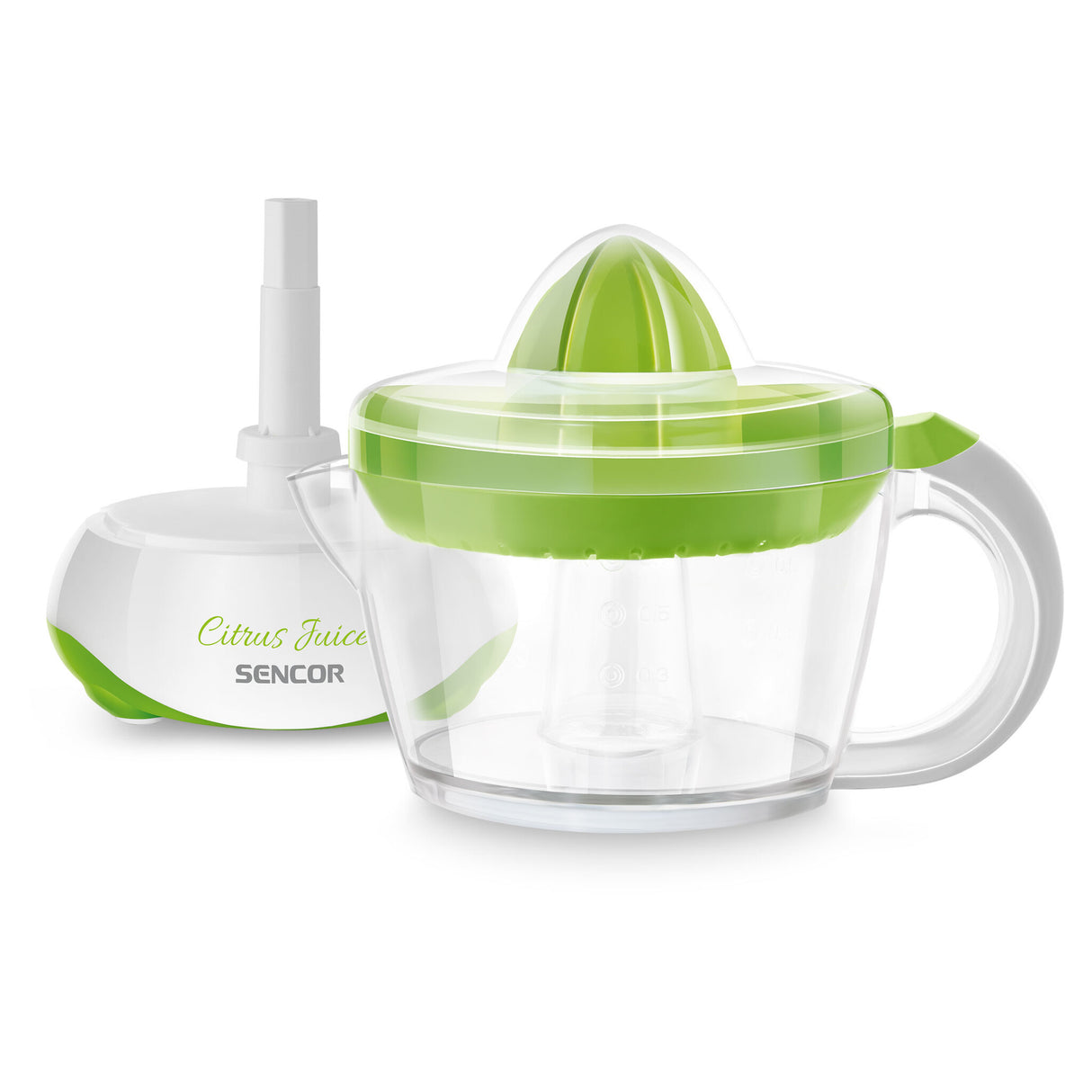 Sencor SCJ 1051GR citruspresser og juicemaskine 40 W Hvid