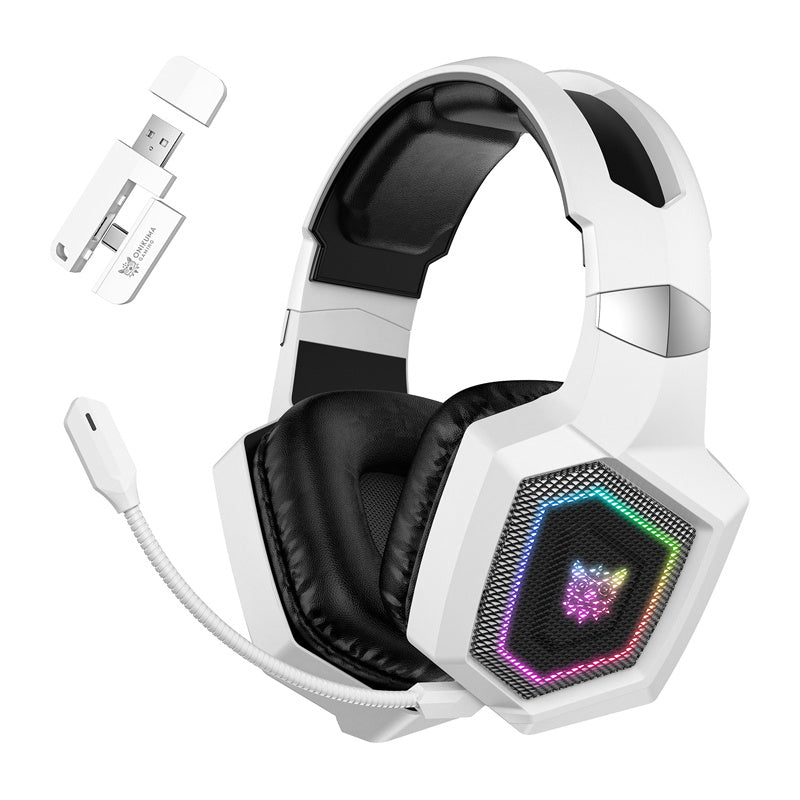 ONIKUMA GT806 gaming-hovedtelefoner (hvide)